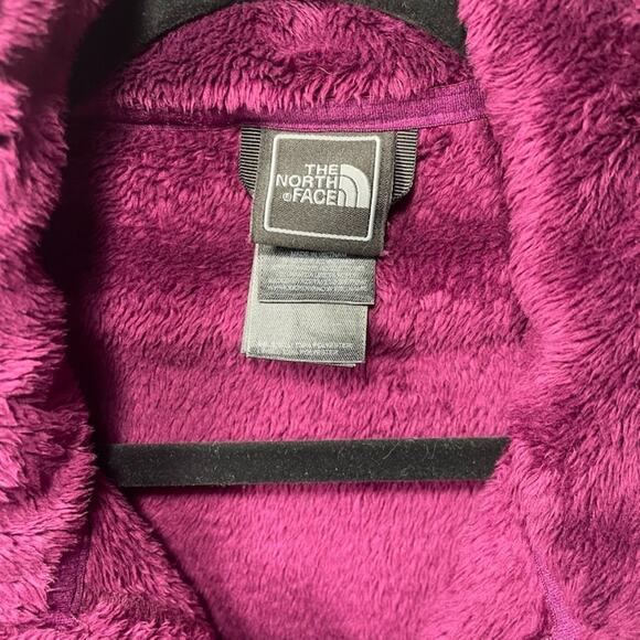 The North Face Osito Jacket Women’s Small Full Zip Fleece Coat Purple Pink Berry - Picture 15 of 16